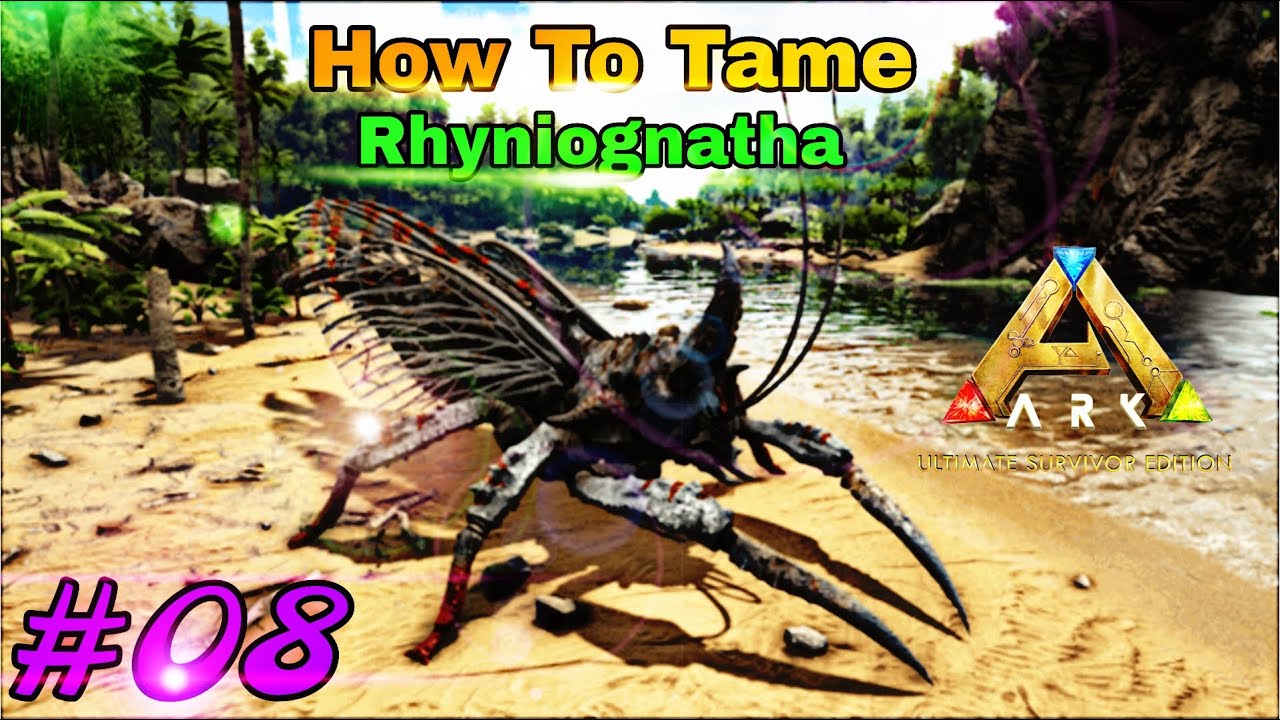 Taming A Giant Flyer Rhyniognatha | Ark Ultimate Mobile Edition # ...