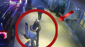 New video released in UnitedHealthcare CEO deadly shooting