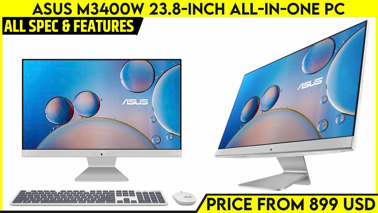 ASUS M3400W 23.8-inch All-in-One PC Launched With Ryzen 5000 U 