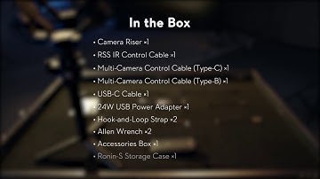 DJI Tutorials - Ronin-S - Unboxing