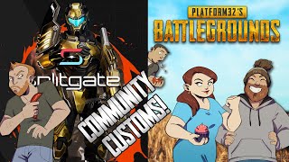 Let's Play Splitgate and PUBG Community Customs - STOP SPLITTING IN MY FACE!