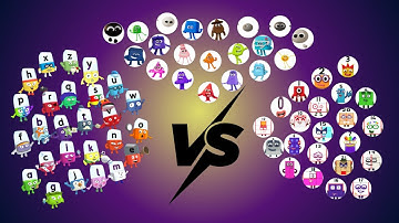 NUMBERBLOCKS vs COLORBLOCKS vs ALPHABLOCKS Marble Race - Who Will be the Ultimate Champion?