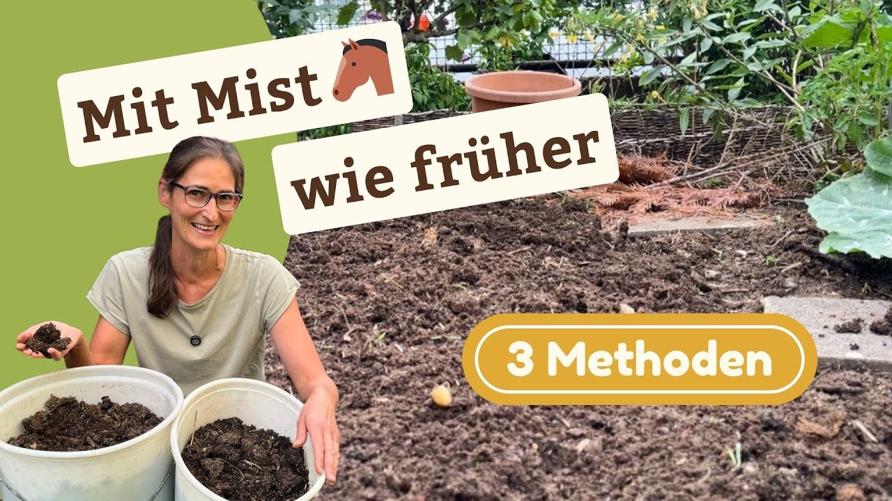 Wie bei Oma & Opa: So dngst du mit Pferdemist