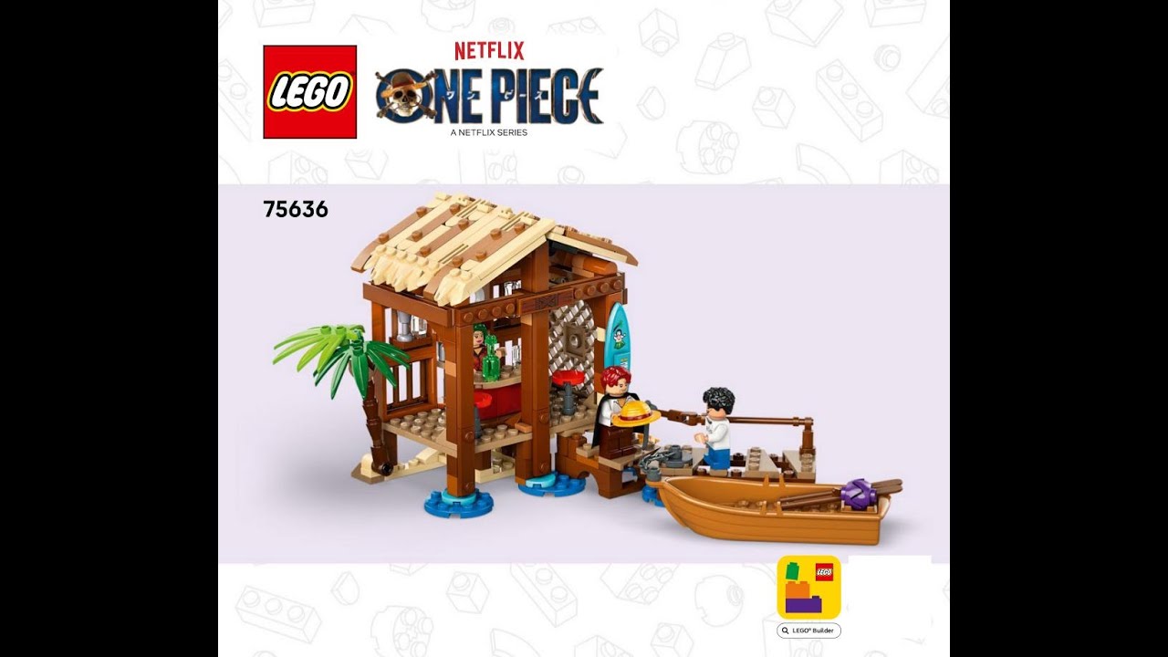 75636 LEGO® ONE PIECE Windmill Village Hut : Building instructions