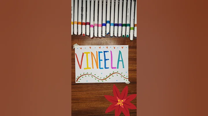 VINEELA #name written during live stream 💫 ✨ #art #ytshorts #shorts