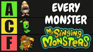 Ranking Every Monster From My Singing Monsters