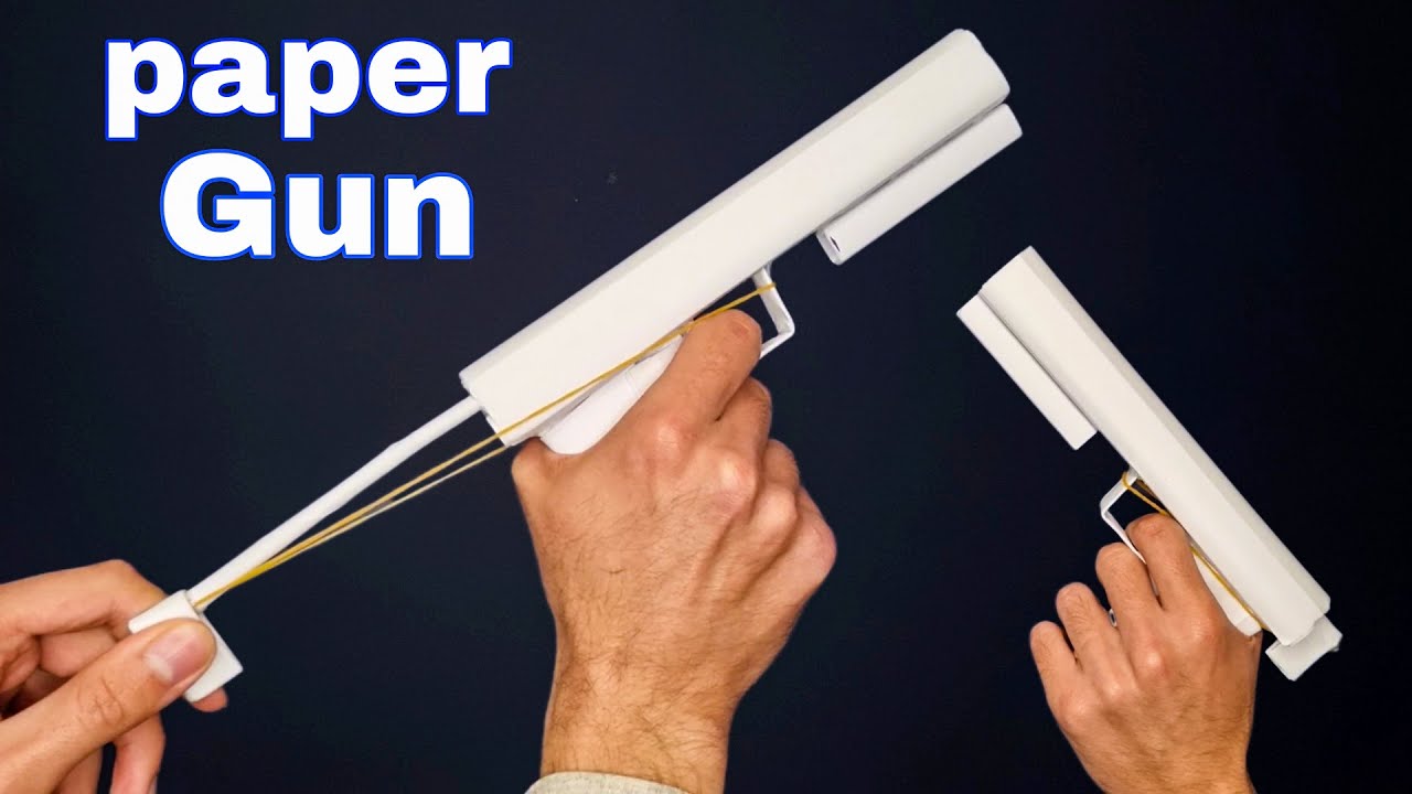 How To Make A Gun That Shoots Paper Bullets How To Make a Paper Gun That Shoots paper bullets | Making A Powerful