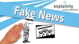 Fake news explained (explainity® explainer video)