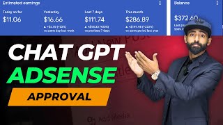 Information Google AdSense Approval with ChatGpt || COPY PASTE AdSense Approval Guide