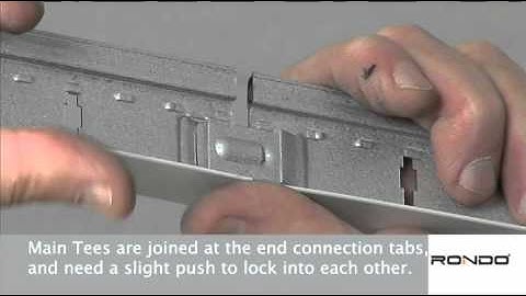 How to install Rondo DUO® Exposed Grid Ceiling System