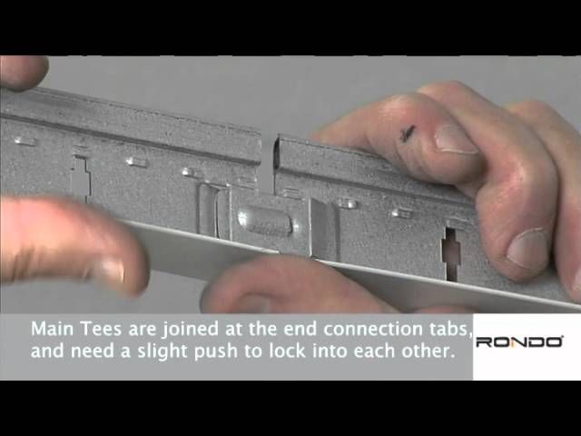 How to install Rondo DUO® Exposed Grid Ceiling System class=