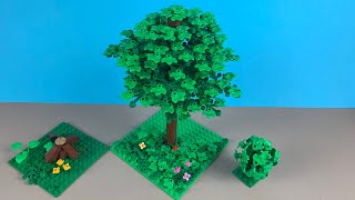 New lego tree and bush tutorial - how to build it easy