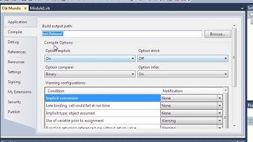 Visual Basic NET 05 - Option Explicit, Option Strict, Funções de conversão de tipos (CInt)