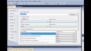 Visual Basic NET 05 - Option Explicit, Option Strict, Type Conversion Functions (CInt)
