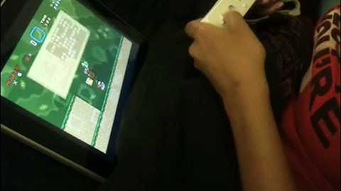 Super Mario world for Super Nes on my iPad using the Wiimote