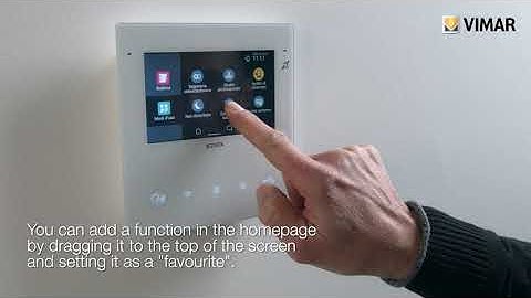 Tab 5S Up connected video door phone. Functions and adjustments