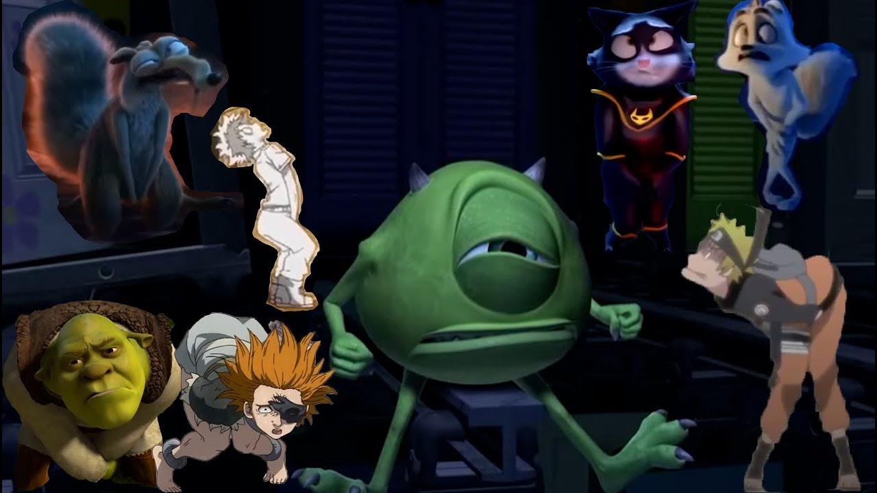 Random animated characters getting hit in the crotch for 30 minutes compilation