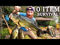 3-Days, 10-Item Survival Challenge - Eating Only What We Catch for 72 Hours!