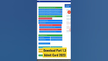 How to download UG ( General) Part 1,3 Admit Card 2023 #ahamathsclasses #patliputrauniversity #short