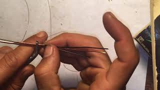 How to Wire Wrap Heady Cabochon Ring pt1