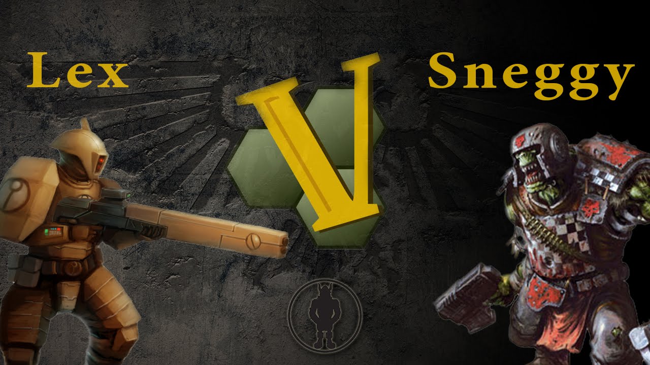 BAH! Vassal 40k: Lex(Tau) Vs. Sneggy(Orks) 750