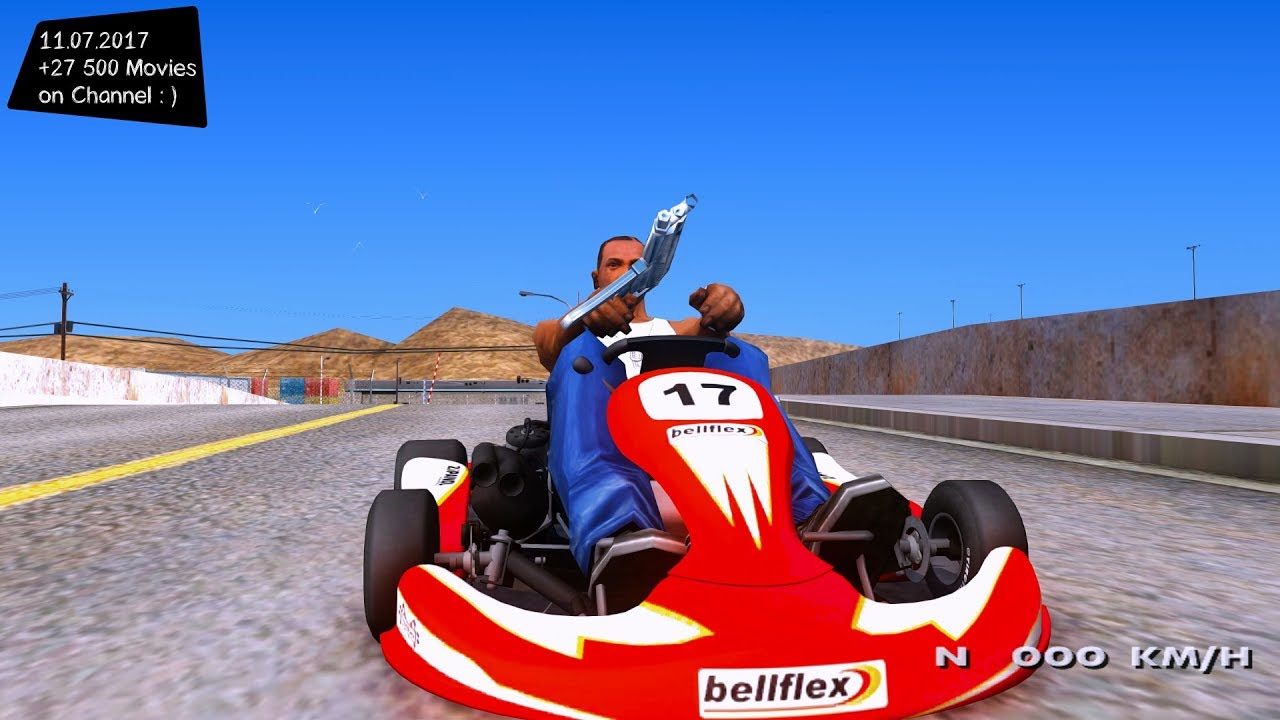Shifter Kart 125cc New ENB Top Speed Test GTA Mod Future _REVIEW YouTube