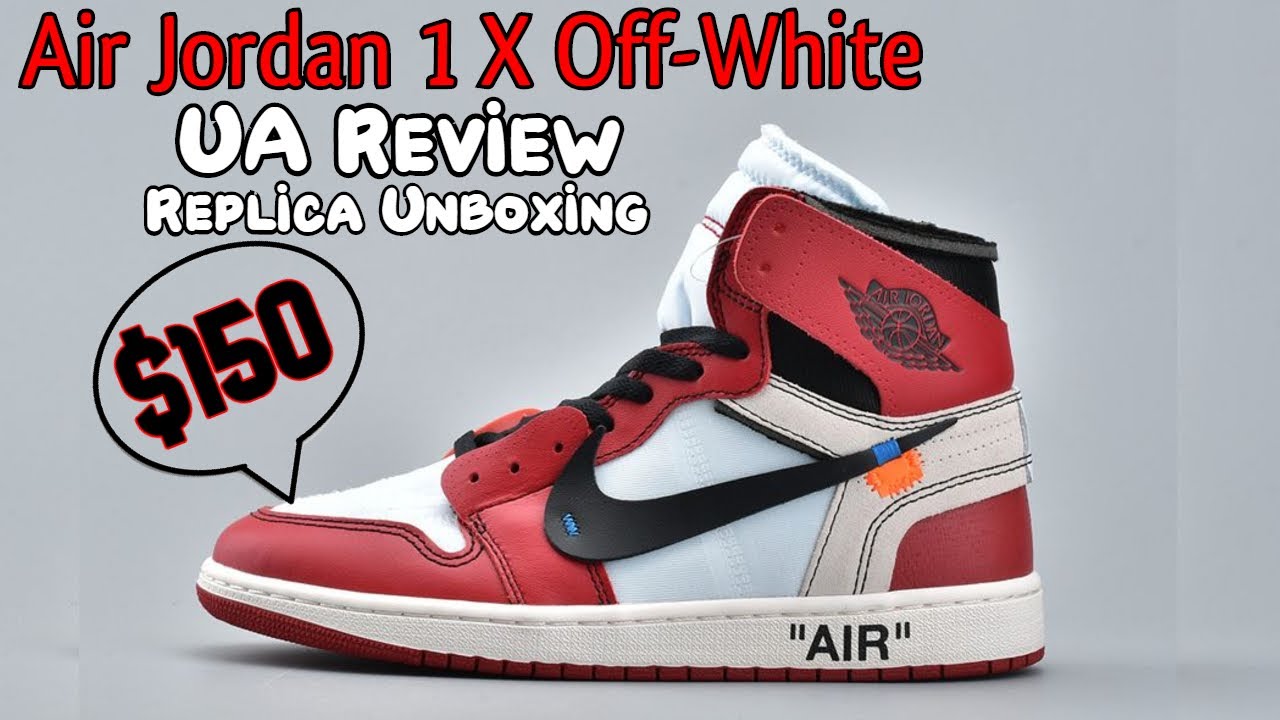 Air Jordan 1 X Off-White 'Chicago' | Replica Review & Unboxing - YouTube