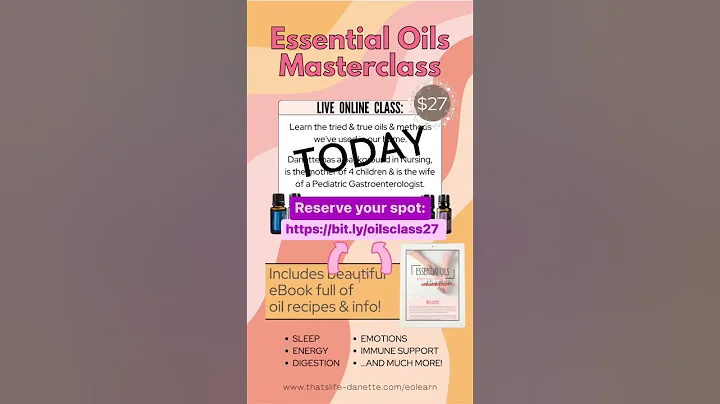 Online class: How to use essential oils (recipe ebook included) #essentialoilble...