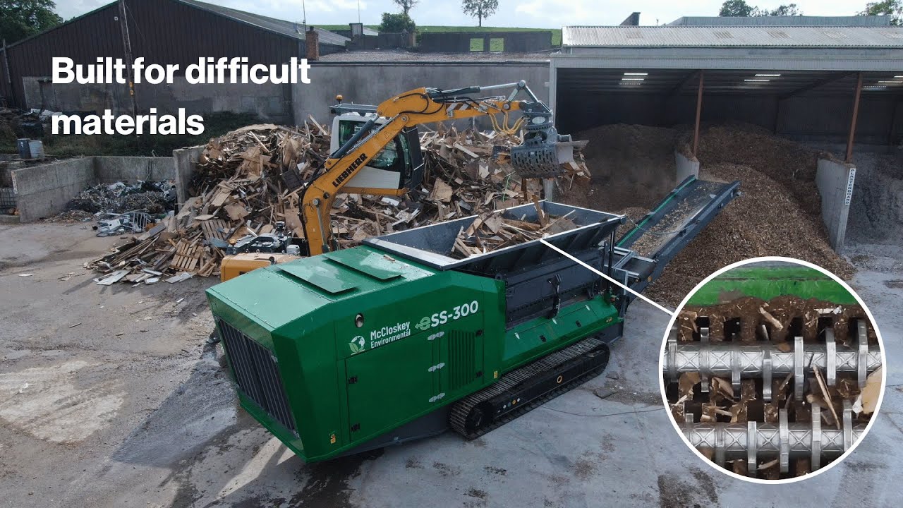 Up to 60 Tonnes An Hour | McCloskey Environmental ESS-300 Shredder