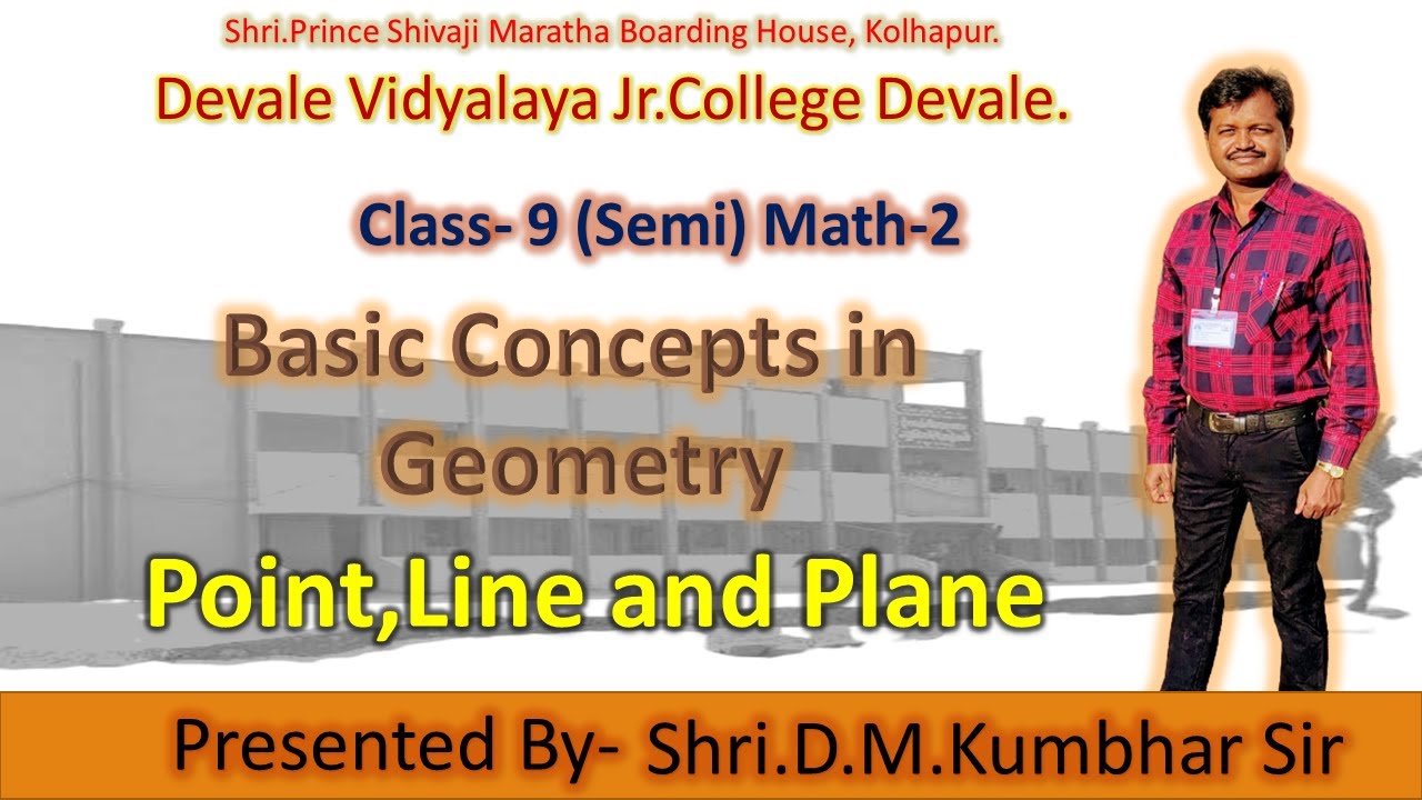 Basic Concepts in Geometry 1.1 Class-9 (Semi) Math-2 Presented By Shri ...