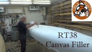 Filling Canoe Canvas with RT38