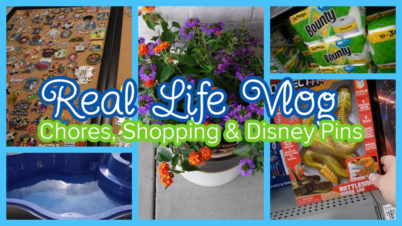 3-Day Vlog: Walmart Shopping, Cleaning Day & Disney Pin Board Setup 🛒🧼✨