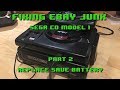 Fixing eBay Junk - Sega CD Model 1 - Part 2 Replacing Save Battery