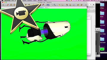 Use Google Sketchup in iMovie plus Green Screen .jpeg Tip