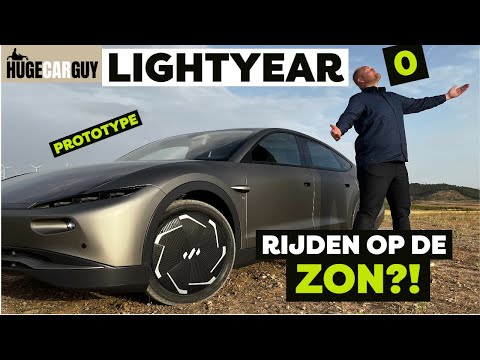 RIJDEN OP DE ZON - Kan de Lightyear 0 dat echt? | HUGE Car Guy Prototype Test