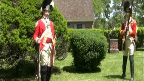 British Army Manual of Arms 1764 with Redcoat Grenade Exercise Improved Training Video