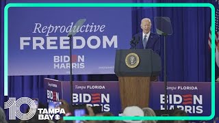 FULL REMARKS: President Biden speaks on abortion rights in Tampa