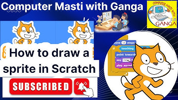 Scratch Tutorial - How to Make a own sprite in scratch |Paint a Sprite in scratch| #scratch 3.0