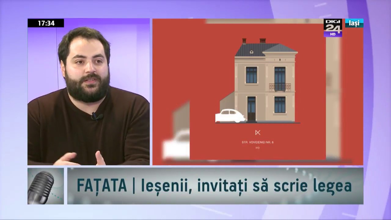 Tiberiu Teodor-Stanciu, arhitect & Oana Olariu, CIVICA Iasi - 7 februarie 2018 free fonts