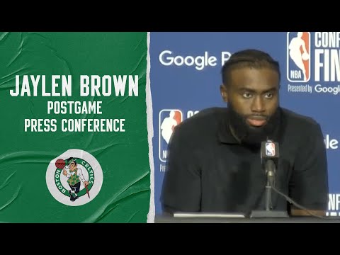 Jaylen Brown Postgame Media Availability | ECF Game 5 | Boston Celtics at Miami Heat