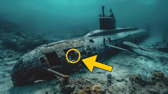 Diver Spots Sunken Submarine In Deep Ocean, He Turns Pale After Swimming  Inside