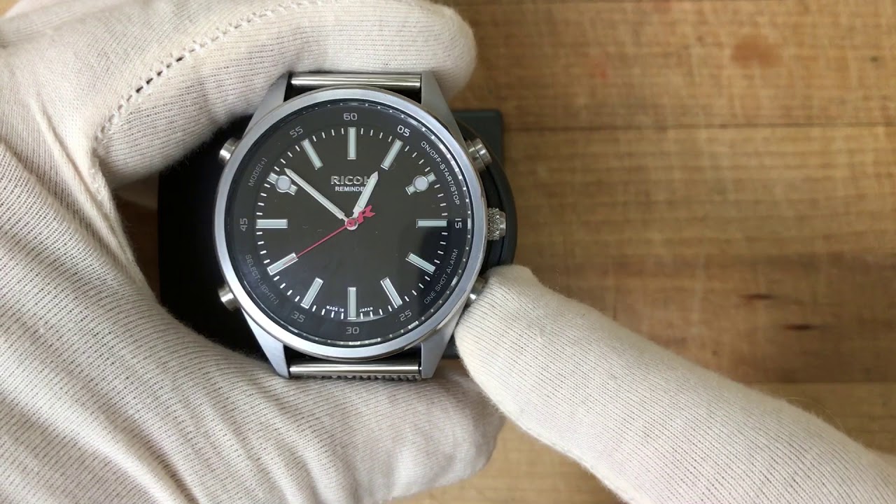 時計 RICOH SHREWD REMINDER Ricoh Shrewd Reminder - YouTube