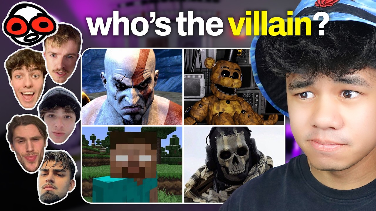 Non-Gamers Guess the Gaming Villain (ft. YouTubers)