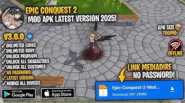 Epic Conquest 2 Mod Apk v3.0.0 Terbaru 2025 - Free Shopping Unlock All Characters