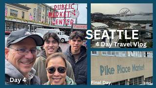 SEATTLE - PIKE PLACE MARKET TOUR OF FOODS / Chowder - Beechers - Pastries / Carmelos Tacos - Day 4