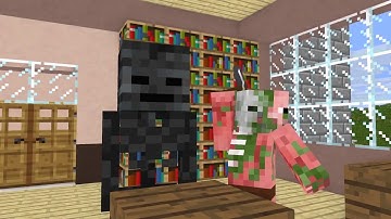 Monster School - Noob vs Pro BOTTLE FLIP Challenge - Minecraft Animation