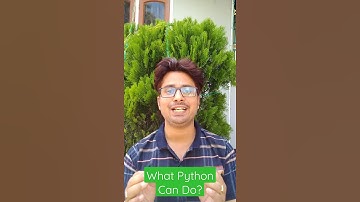What Can Python Do? Python Se Kya Kar Sakte Hai? #Shorts #short #shortvideo