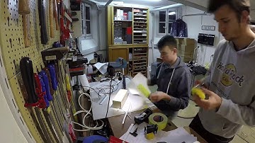 Building of a DIY aerial video no drone [timelapse]