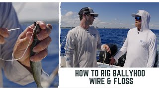 Quick Circle Hook Rigging Methods for Trolling Ballyhoo for Billfish - 2 Different Techniques!