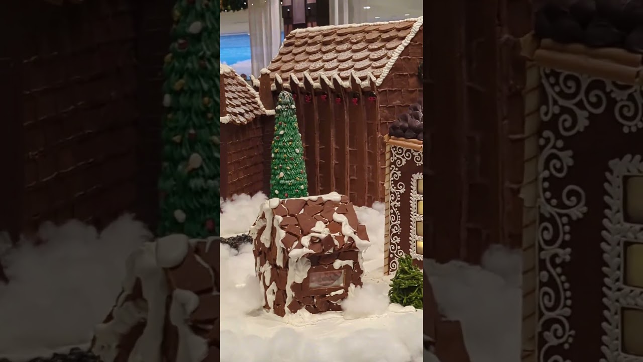 Gingerbread village at Sapphire Falls!